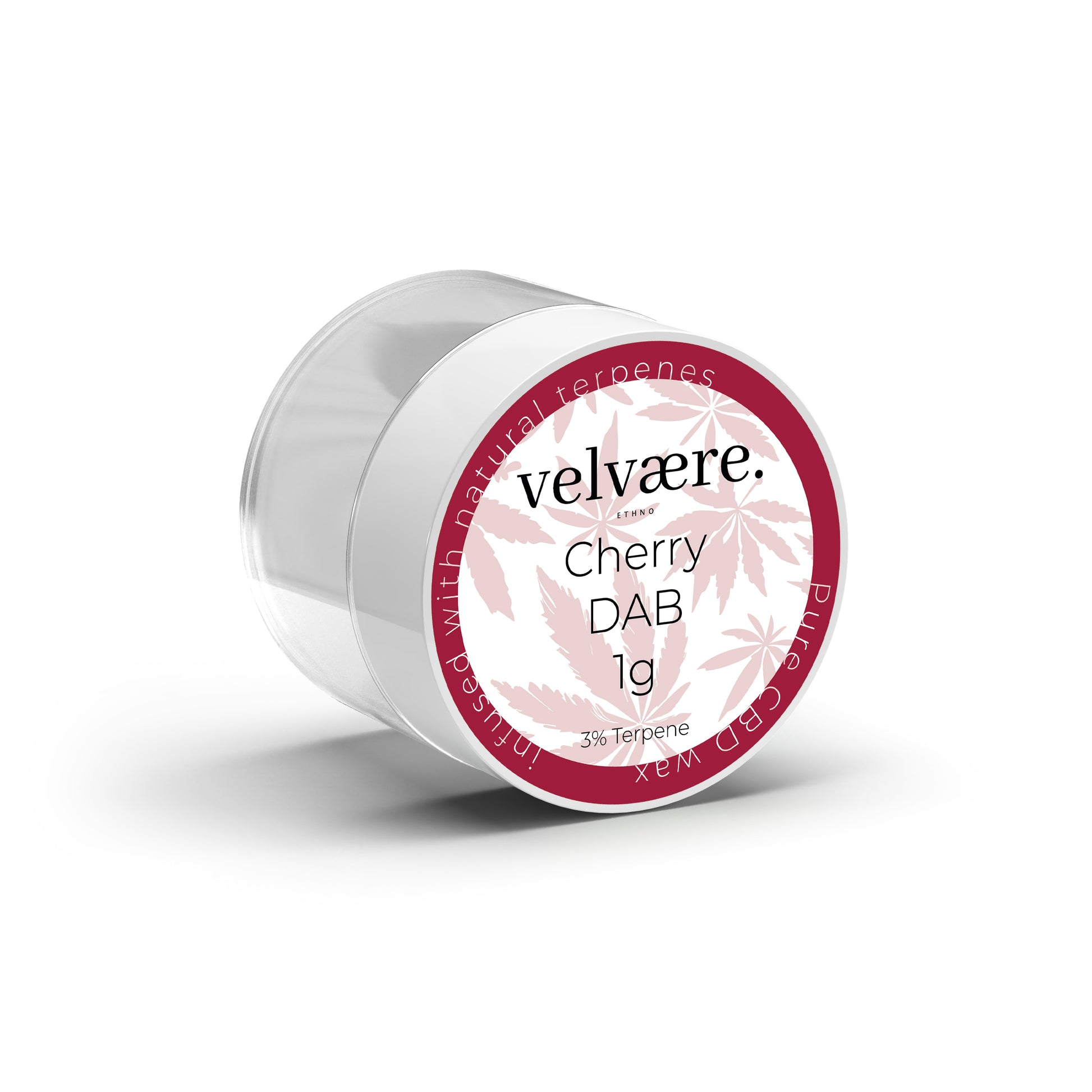 Velvaere Cherry DAB – 1g, CBD Wax mit 3% natürlichen Terpenen, fruchtiges Kirscharoma, im praktischen Döschen