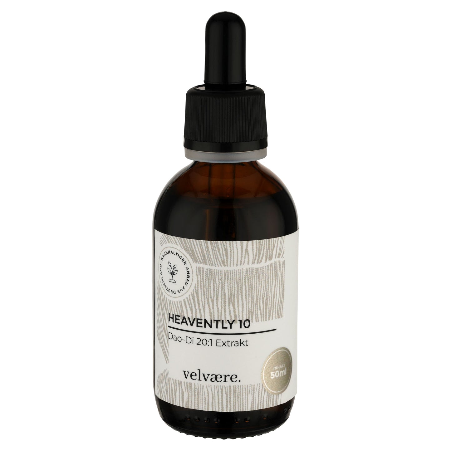 Velvaere Heavenly 10 Dao-Di 20:1 Extrakt – hochkonzentrierter Pilzextrakt im 50 ml Glasfläschchen, vegan, aus nachhaltigem Anbau